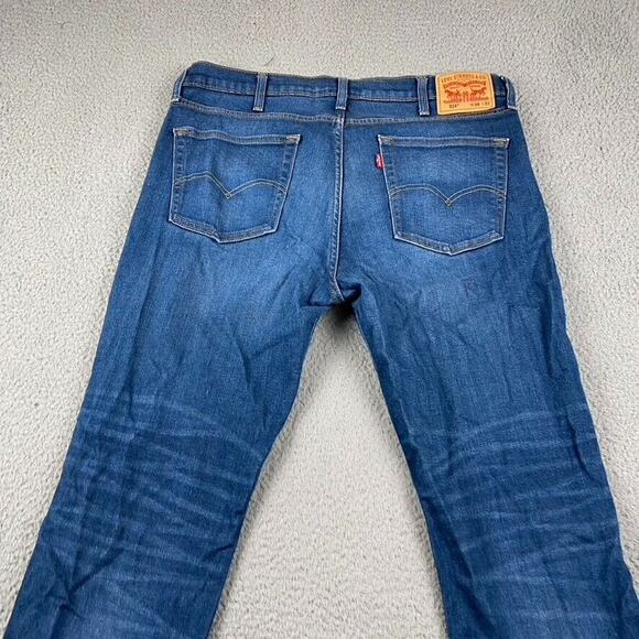 Levi's 514 Straight Fit Jeans Men's 38x32 Blue Medium Wash - Picture 8 of 10